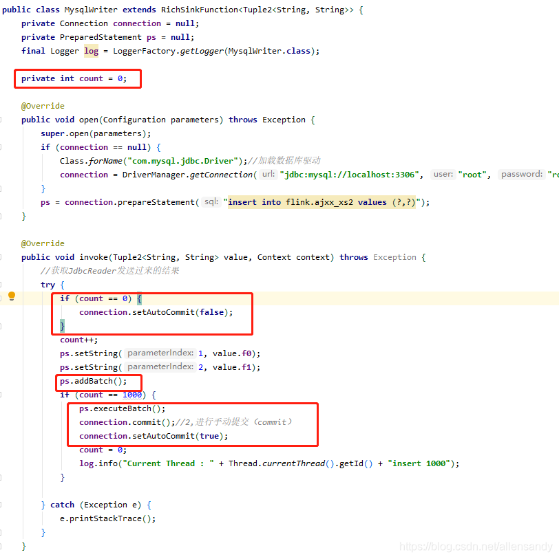 (11)Flink实战-Mysql读取、写入-source+sink_flink mysqlsource类-CSDN博客