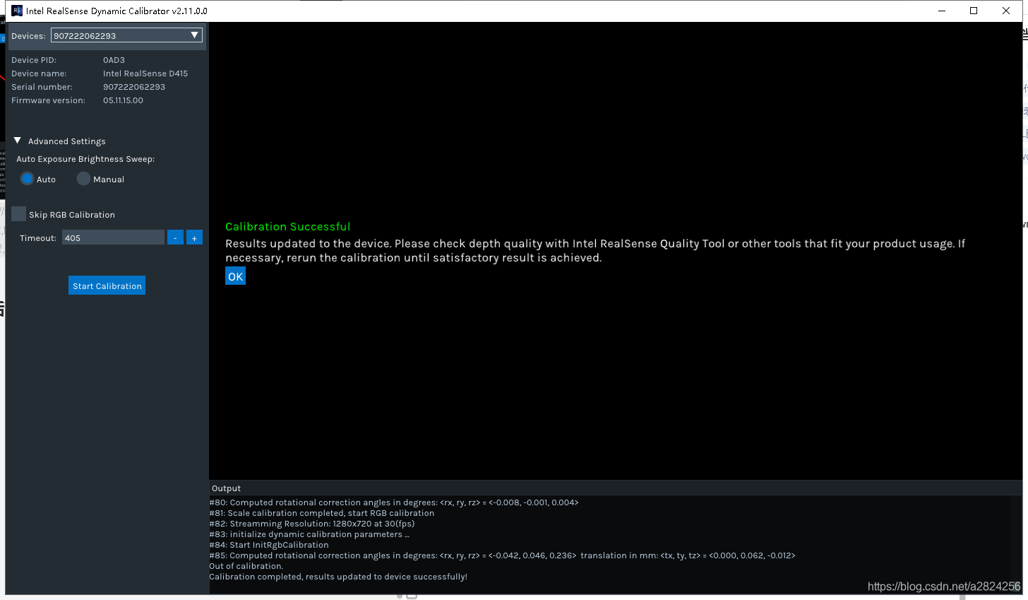 intelrealsense摄像头标定教程(win10环境)PLeung的技术博客-