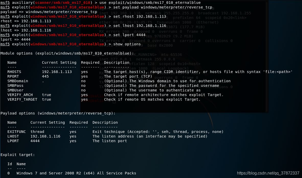 MS17-010(永恒之蓝)漏洞复现(含新姿势)qq37872337的博客-
