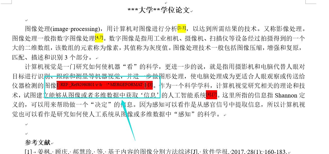 Word 2016 撰写论文(7): 毕业论文中引用多篇参考文献TechArtisan6的博客-