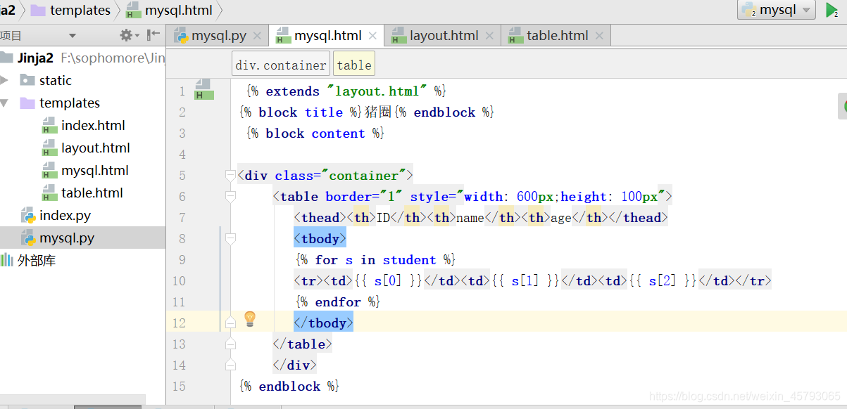 web+flask+mysql,在前端 对mysql 进行增删改查操作_flask+mysql 在网页上实现增删改查-CSDN博客