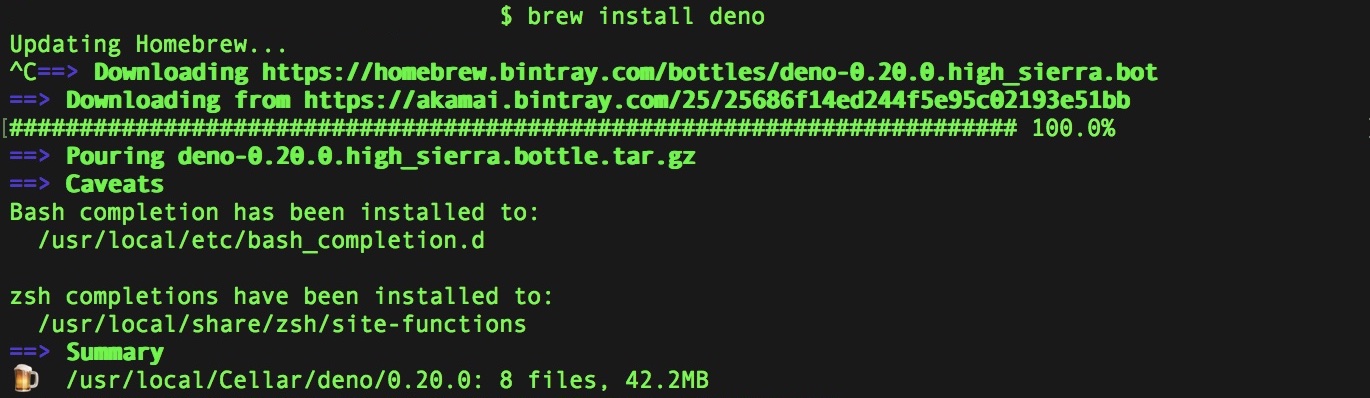 deno-install-brew