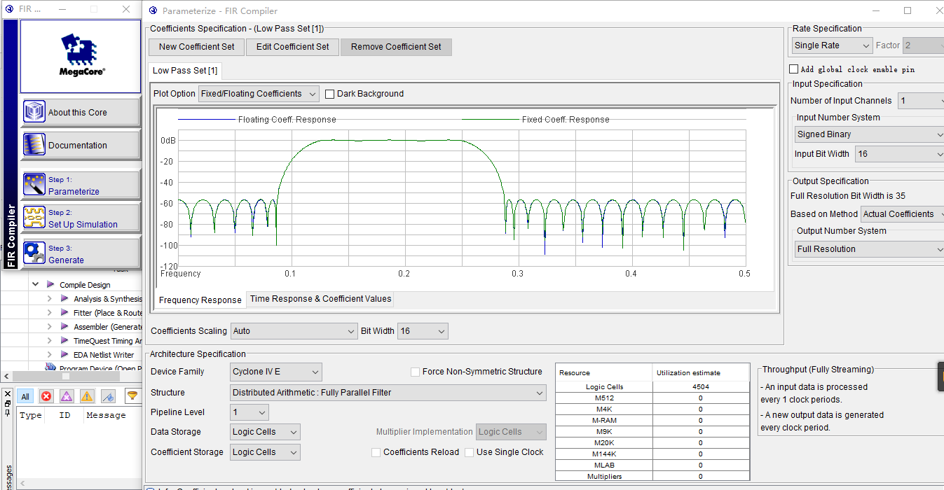 基于Quartus II 的数字滤波器设计(FIR Compiler IP核)Joychen的博客-