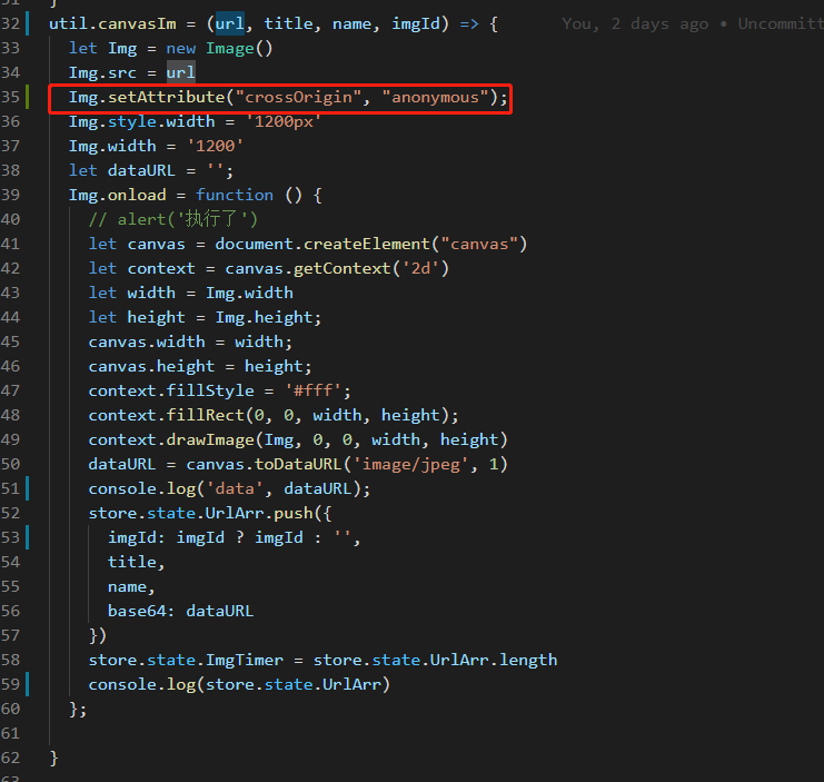 canvas跨域图片报Tainted canvases may not be exported_attached to "canvas" is