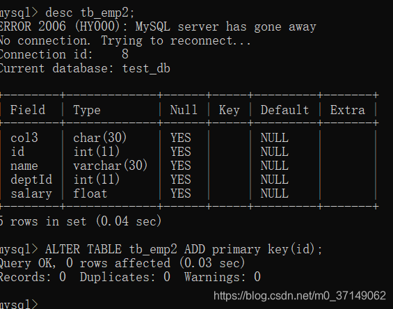 mysql|主键/外键/唯一/默认值/非空)约束(含实战练习)m037149062的博客-