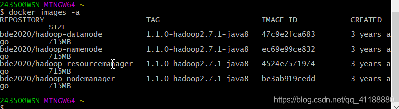 大数据课设笔记1:WIN10利用docker toolbox搭建hadoop和spark集群qq41188880的博客-