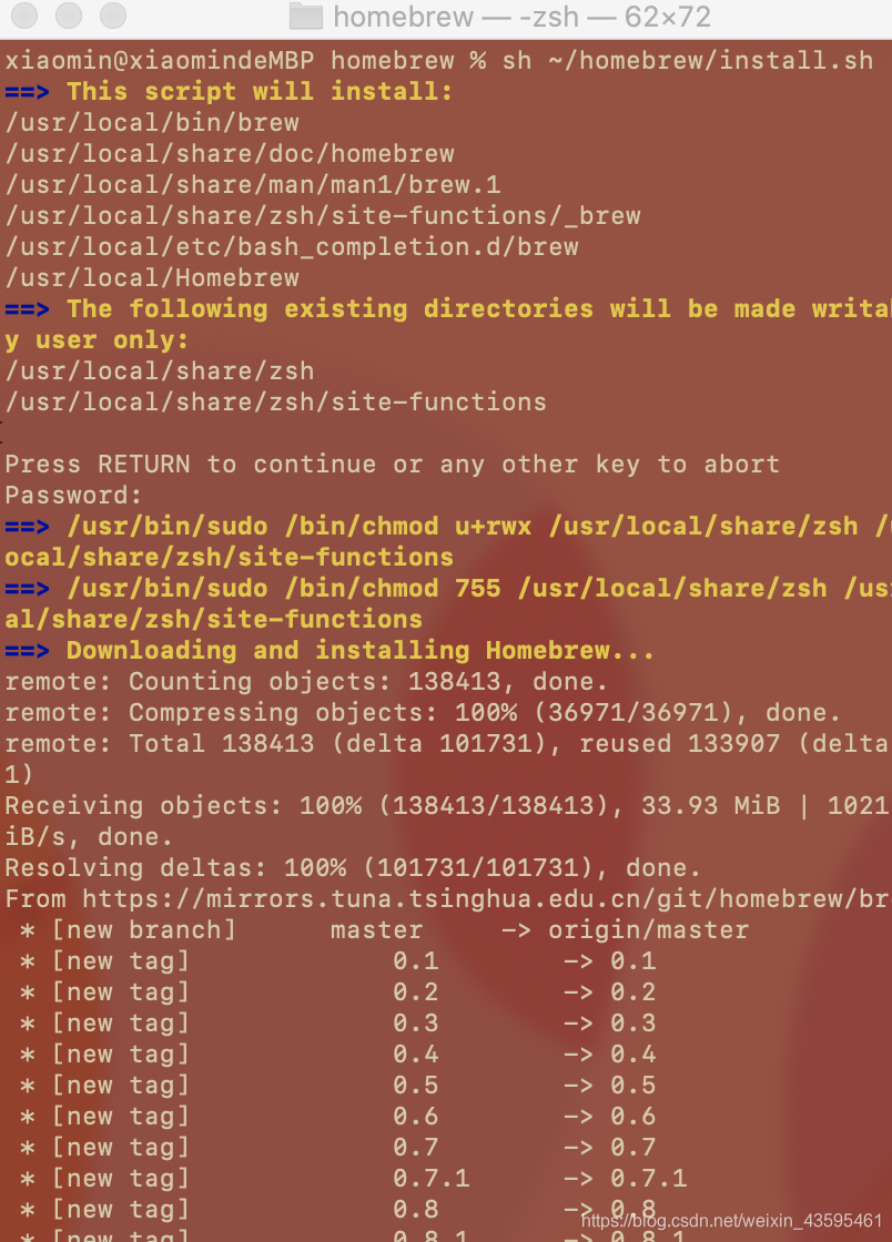 Mac安装brew手撸 curl:(7) Failed to connect to raw.githubusercontent.com port 443: Connection re fused404路西法的博客-