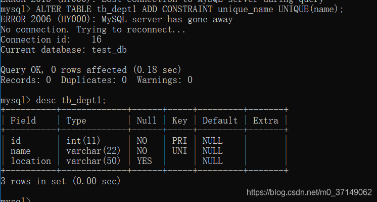 mysql|主键/外键/唯一/默认值/非空)约束(含实战练习)m037149062的博客-
