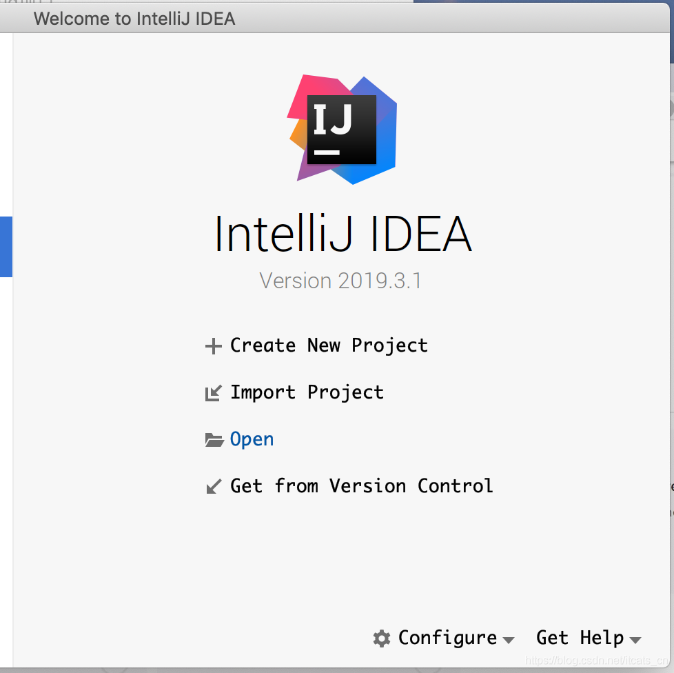 打开刚下载的项目