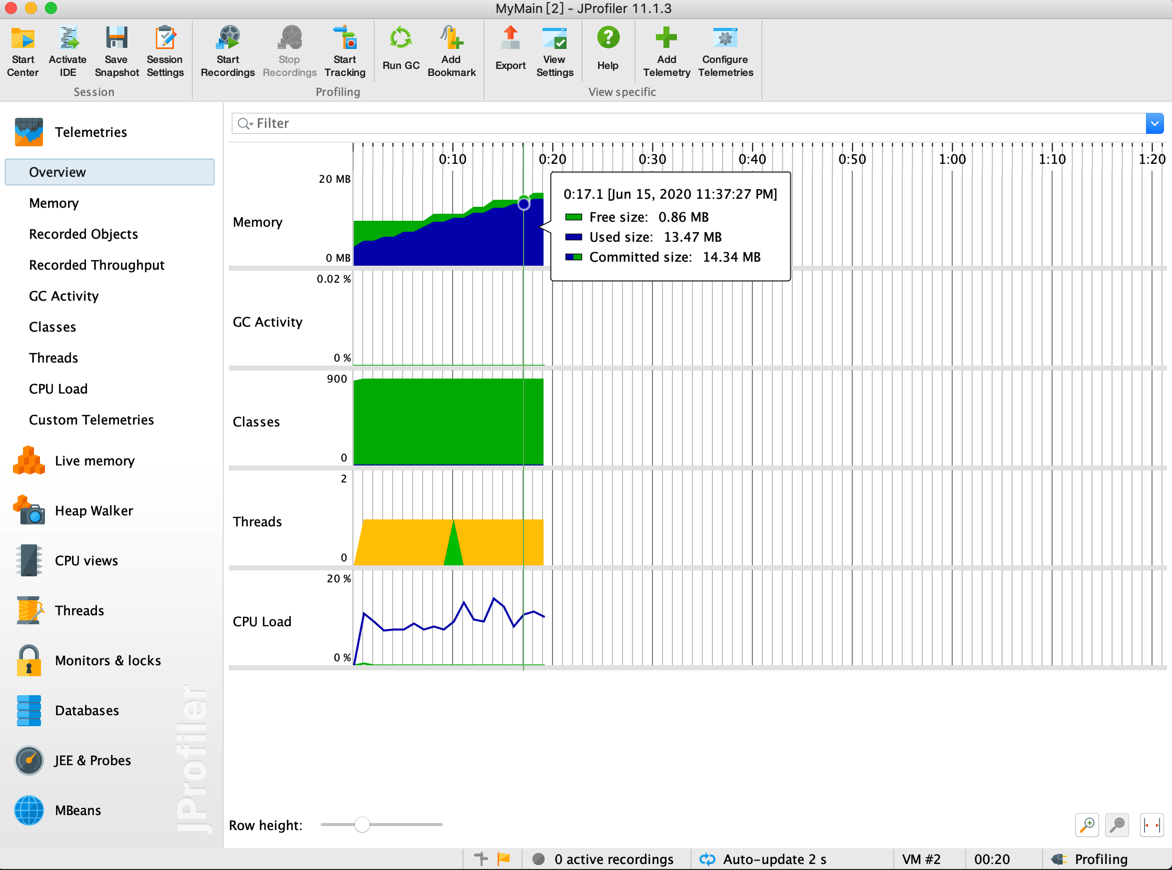 intellij jprofiler