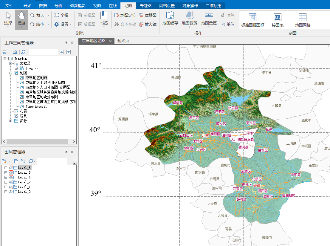 supermapidesktop8c进行地图sql查询并显示结果操作示例