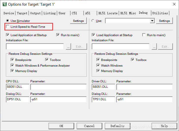 使仿真时间与单片机所用实际时间一致