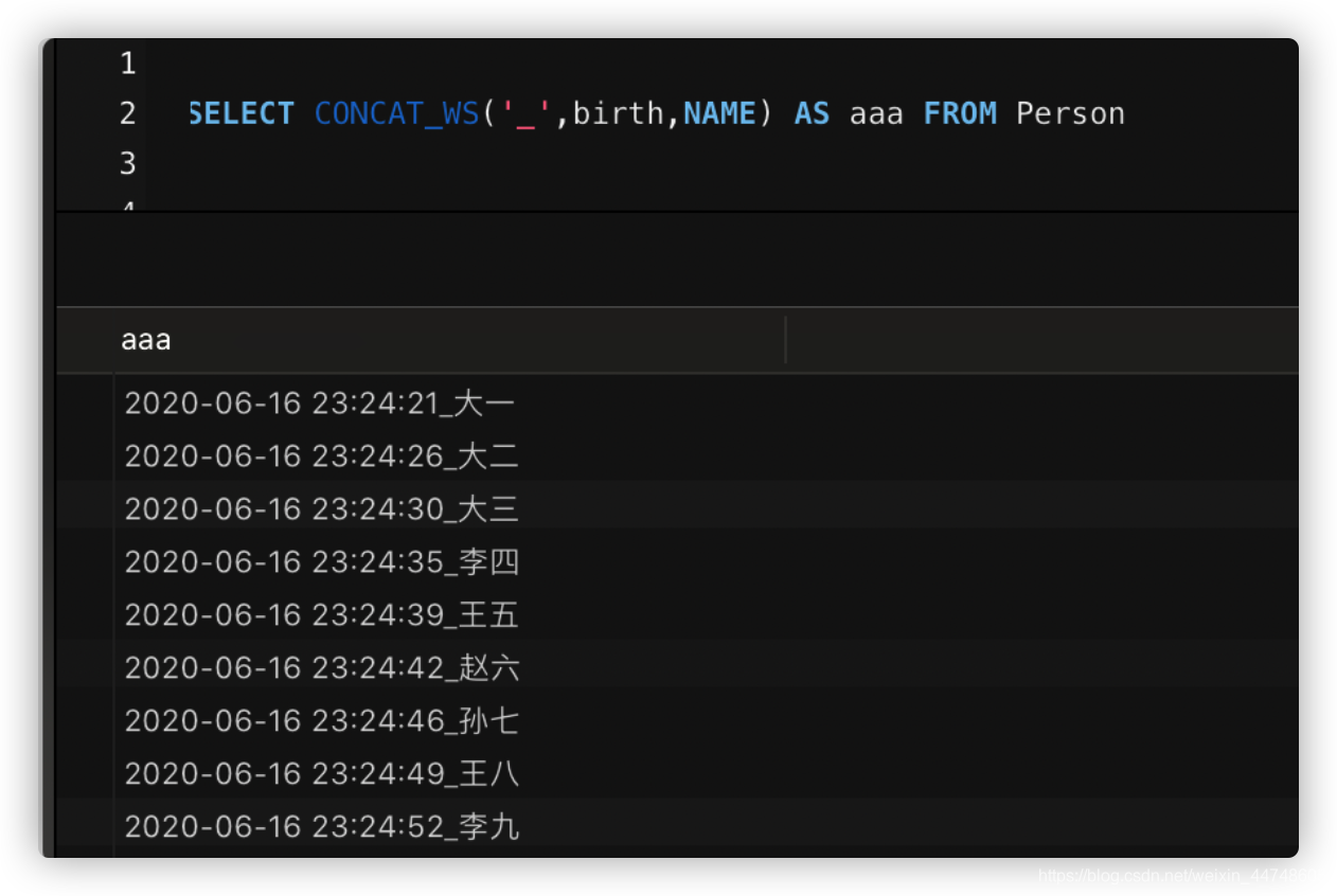 Mysql常用的一些函数weixin44748605的博客-