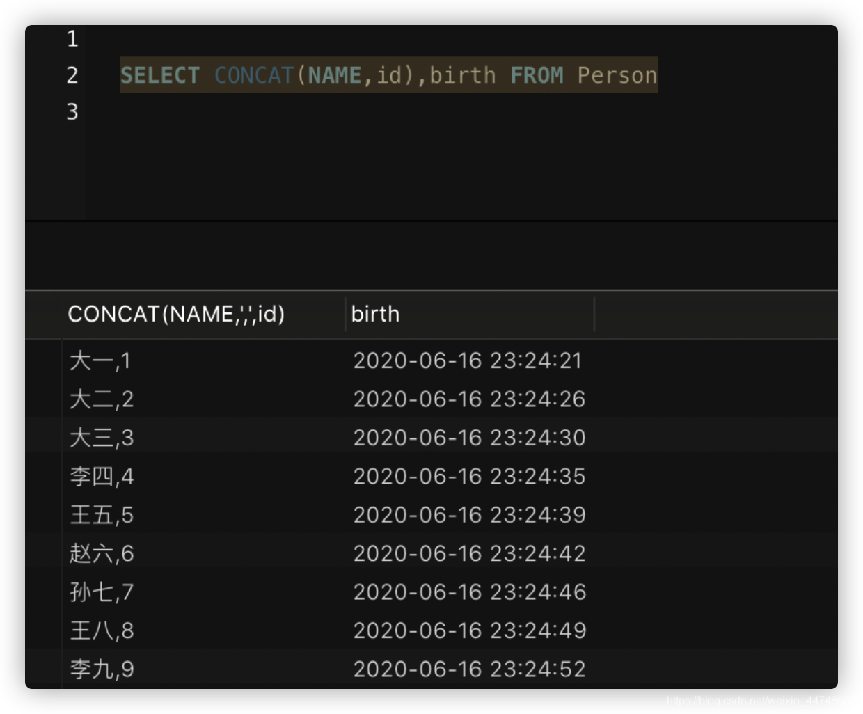 Mysql常用的一些函数weixin44748605的博客-