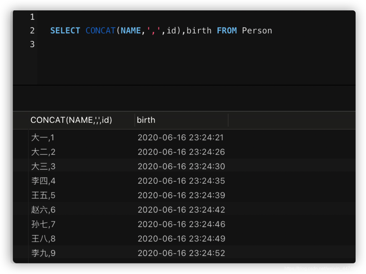 Mysql常用的一些函数weixin44748605的博客-