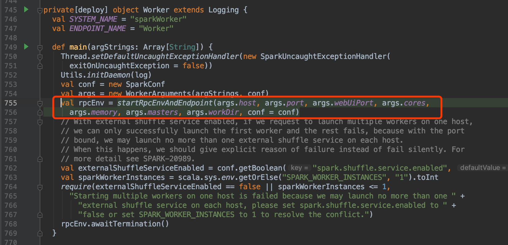 Spark Worker 启动流程及源码详解_spark start workerCSDN博客