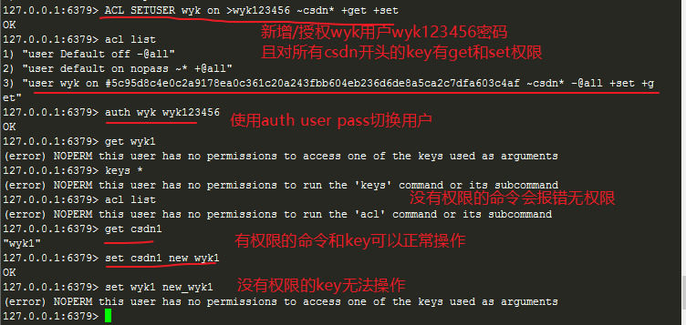 Redis系列 十一 Redis6新特性之acl安全策略 用户权限管理 王义凯的博客 Csdn博客