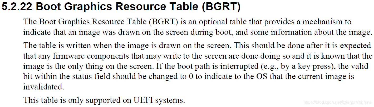 Step to UEFI (137) 通过 BGRT 取得当前系统的 LOGO_acpi bgrt-CSDN博客