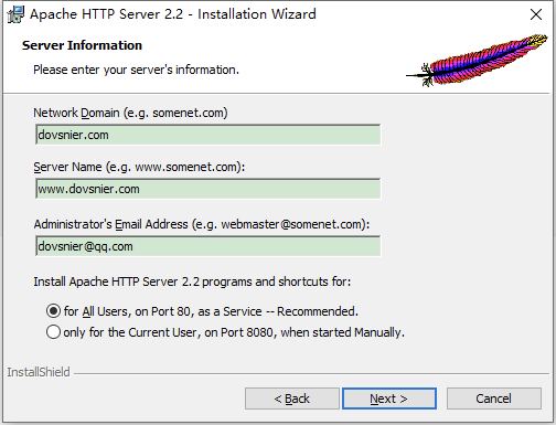 【Apache】【Windows】Apache Http Server 2.2.x 安装与配置_apache 2.2.34 x64 ...