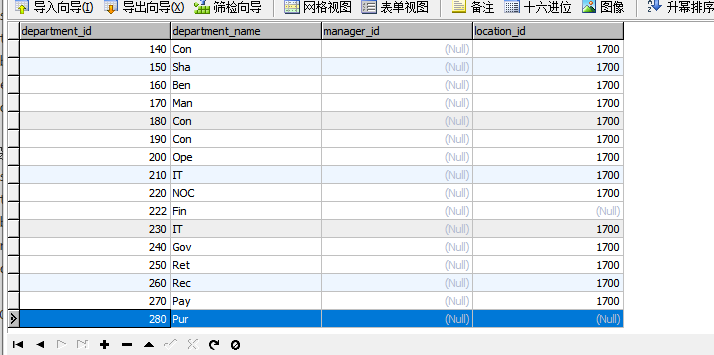 MySql的DML(数据管理语言)和视图