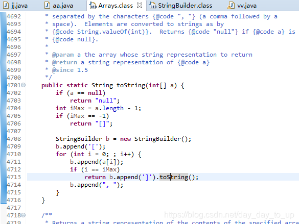 arrays.toString() 的用法_arrays.tostring()方法作用-CSDN博客