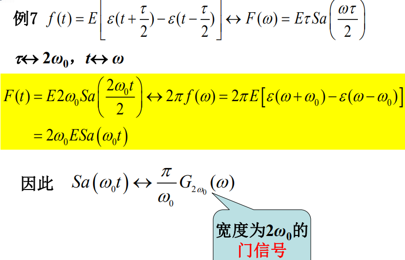 信号与系统第三章复习_信号与系统门函数-CSDN博客