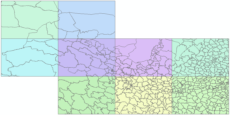 ArcGIS中合并（merge）、联合（union）、追加（append）、融合（dissolve）的用法区别与联系