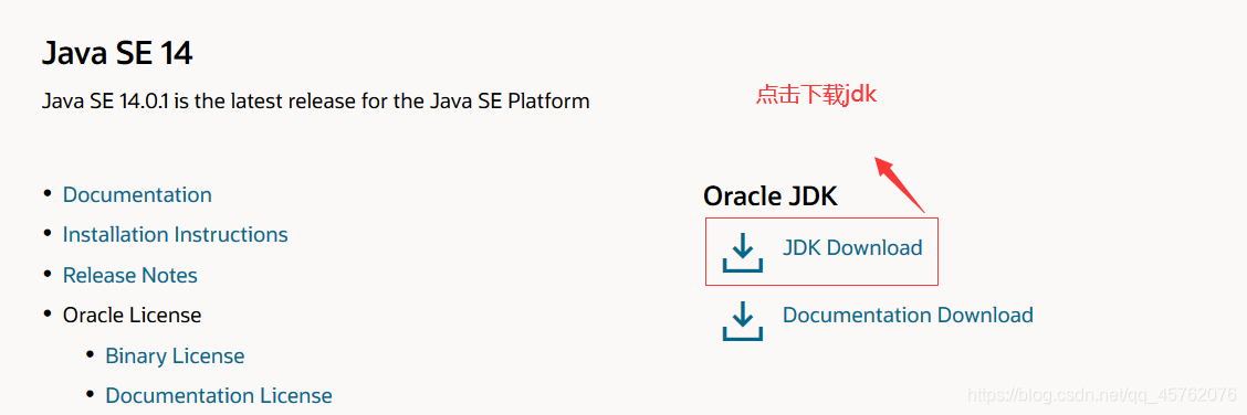 进入Java官网后点击下载jdk