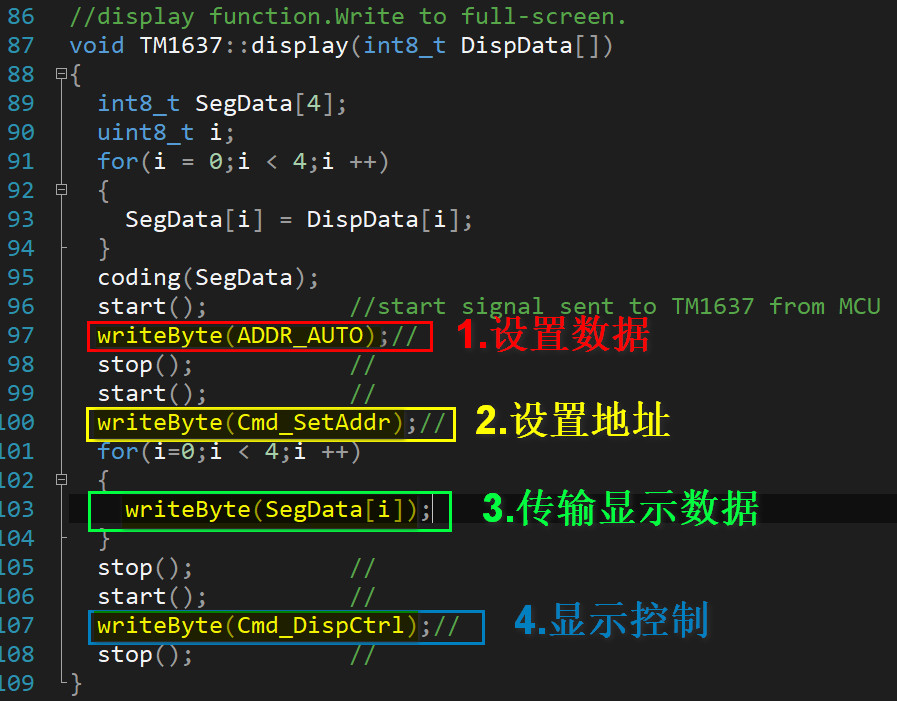 TM1637芯片驱动数码管 – play with TM1637 seven segment display driver