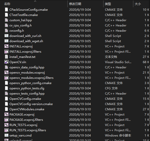 windows 静态编译opencv3,生成可执行文件.exe,无需依赖环境运行【visual studio 2019 + cmake + opencv3】scarletteshu的博客-https//blog.csdn.net/scarletteshu/article/details/