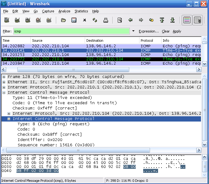 使用Wireshark分析-以太网帧与ARP协议-IP协议-ICMP-UDP协议-TCP协议-协议HTTP-DNS协议CoutCodes的博客-解释和对比各字段的值及含义