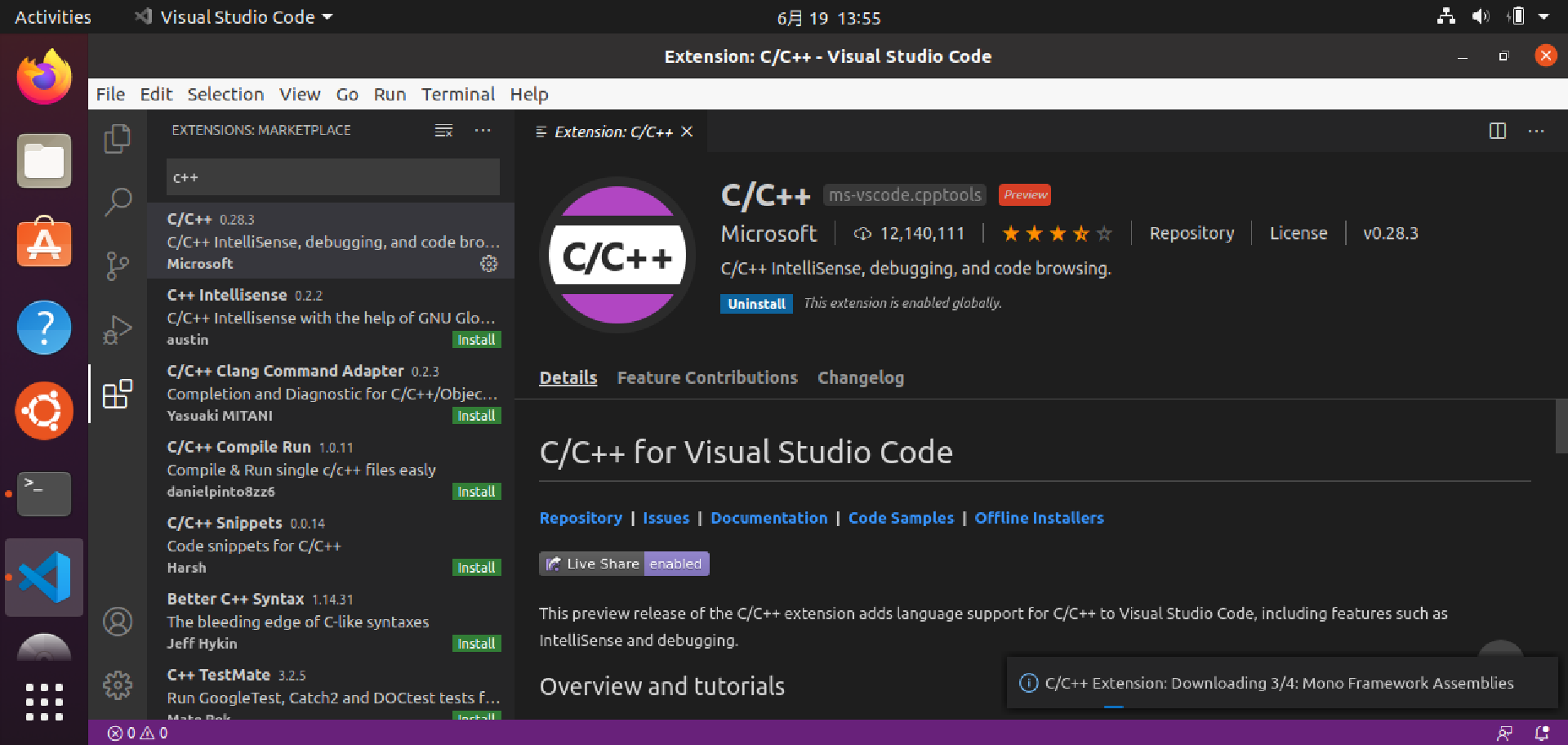 Linux/Ubuntu中Vs Code配置C++/C环境zimuzi2019的博客-ubuntu vscode 引用库文件配置