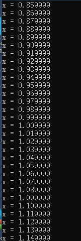 C语言 浮点数从0递增至1.0的过程꧁༺ʚvv༒catɞ༻꧂的博客-