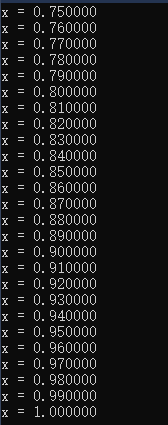 C语言 浮点数从0递增至1.0的过程꧁༺ʚvv༒catɞ༻꧂的博客-