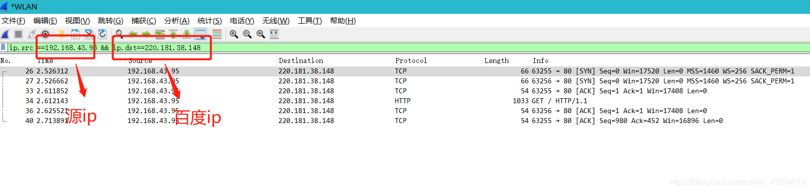 广州大学 计算机网络实验3 使用网络协议分析器捕捉和分析协议数据包 2020版鸭绒的博客-广州大学 计算机网络实验三