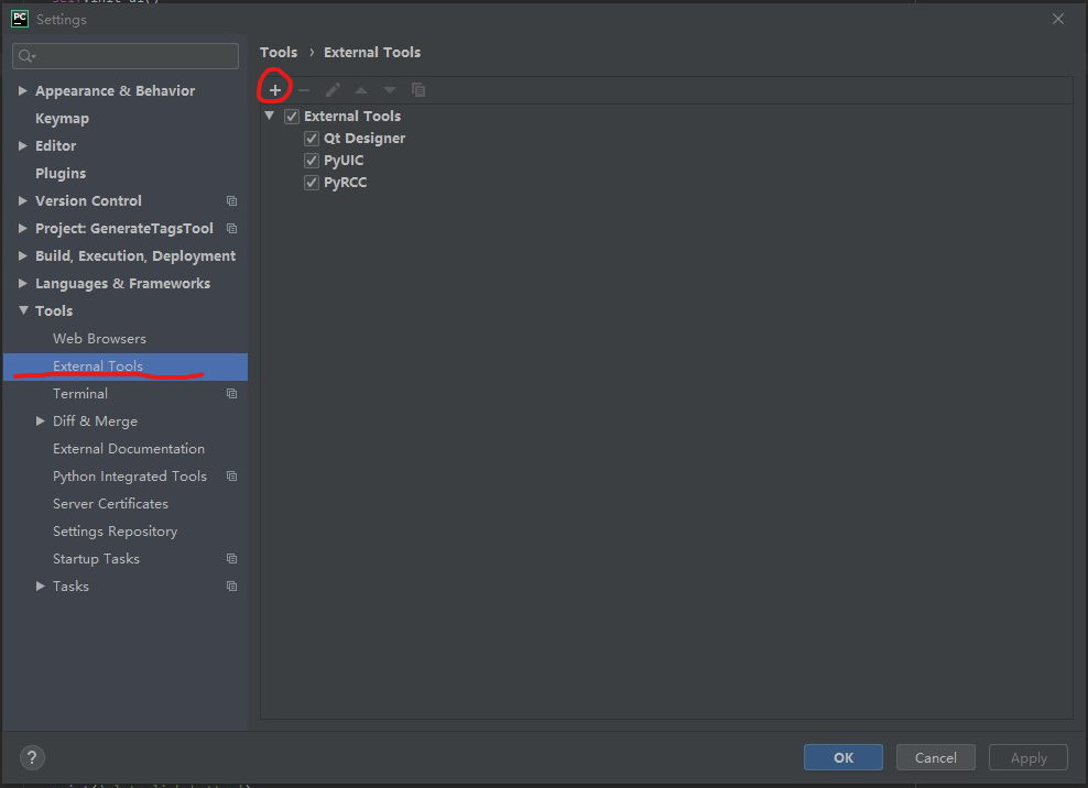 点击Settings