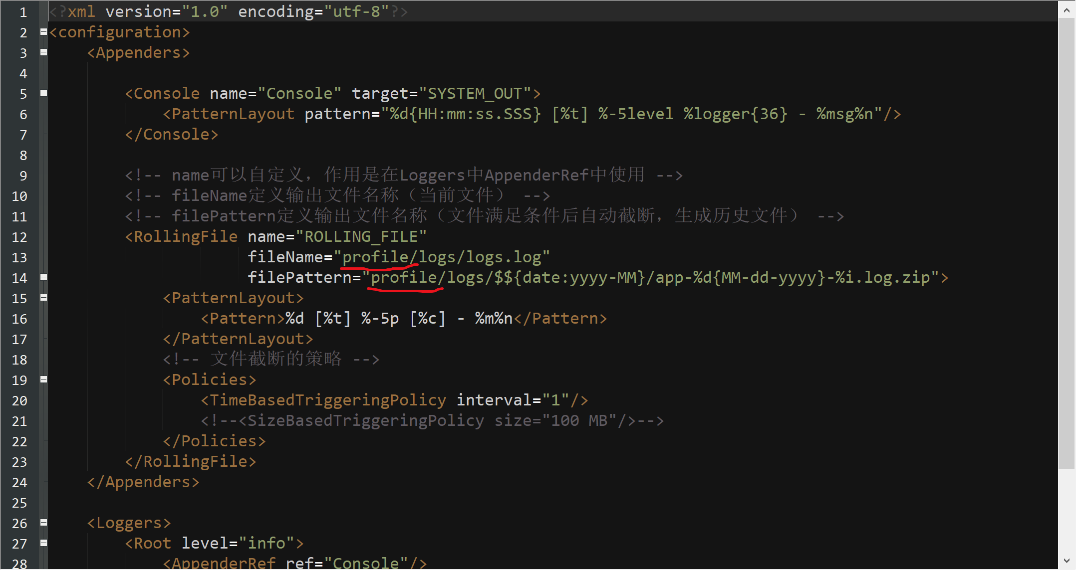 log4j2保存日志到文件（相对路径）_log4j2 日志相对路径CSDN博客