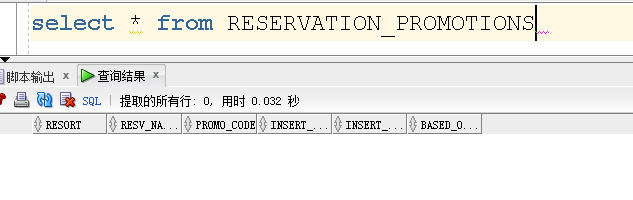 opera里预订相关的表学习