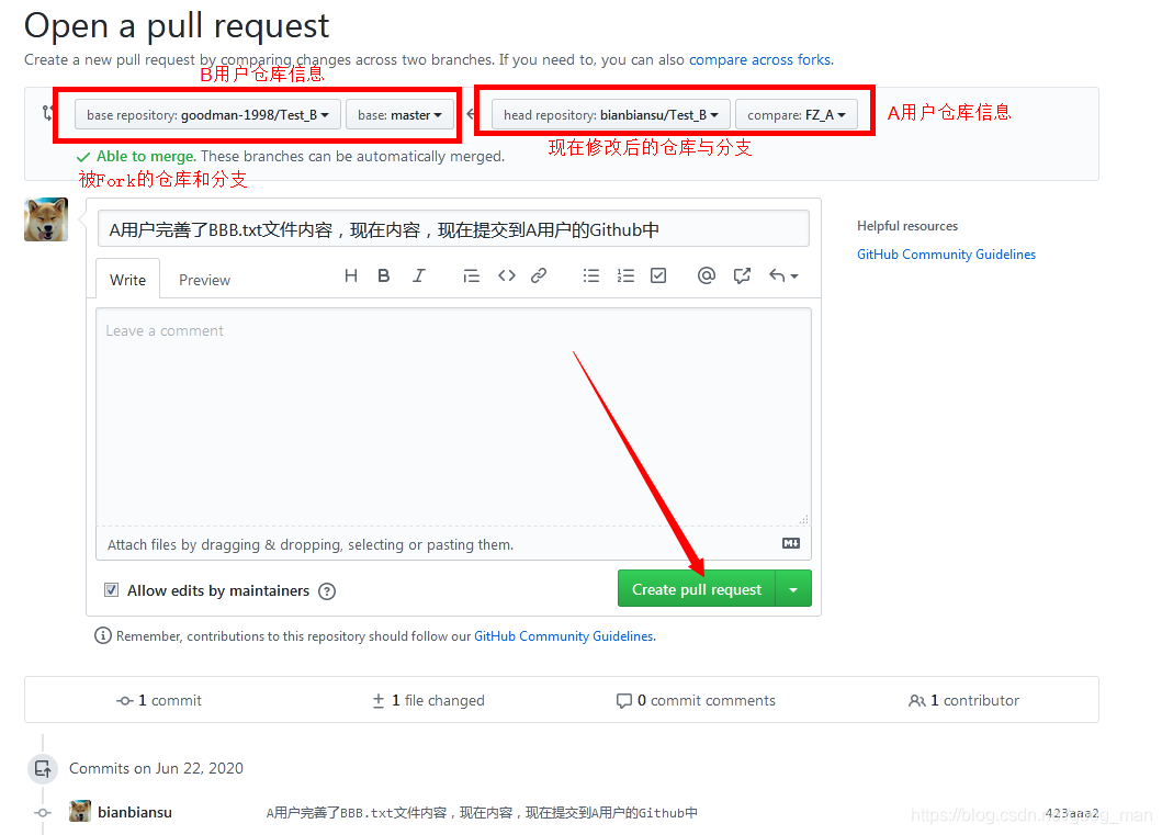 超级详细Gitbash实战教程02:Pull Request流程_pull request close pull request-CSDN博客