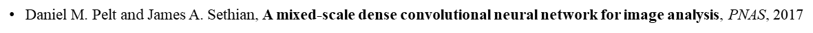 来自:《A mixed-scale dense convolutional neural network for image analysis》中的 :
