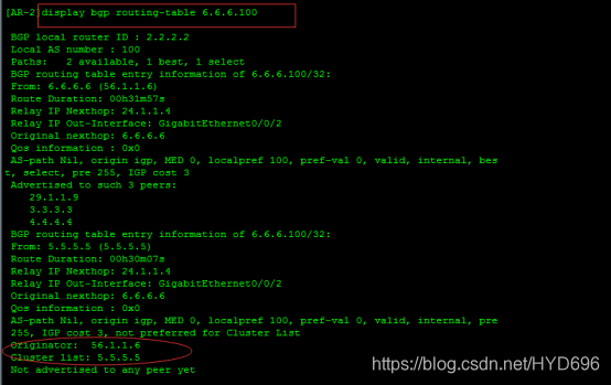 BGP路由反射器RR艺博东的博客-bgp reflect client router id作用