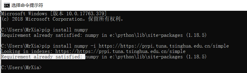 pip install numpy 安装到一半失败？ 通过国内清华镜像网快速安装numpy库，不再失败、不再慢！_使用清华源安装numpy1 ...
