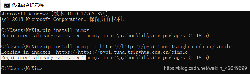 pip install numpy 安装到一半失败? 通过国内清华镜像网快速安装numpy库,不再失败、不再慢!_使用清华源安装numpy1 ...