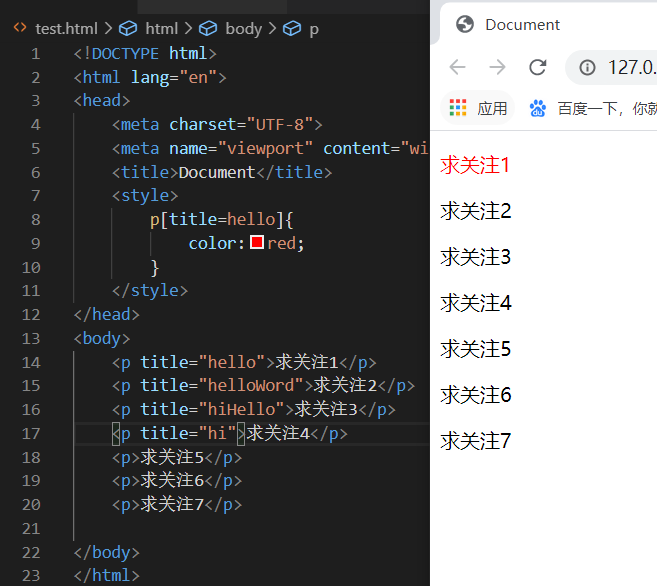Css 属性选择器 根据属性名或属性值设定指定样式 柠檬水不加冰 的博客 Csdn博客 Css根据属性选择元素