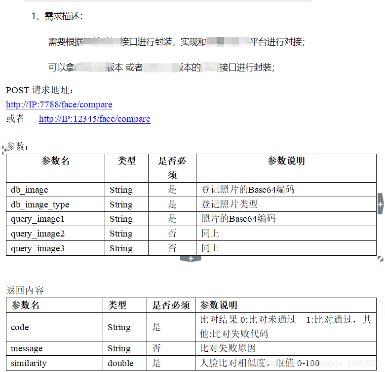 邮件需求和接口文档