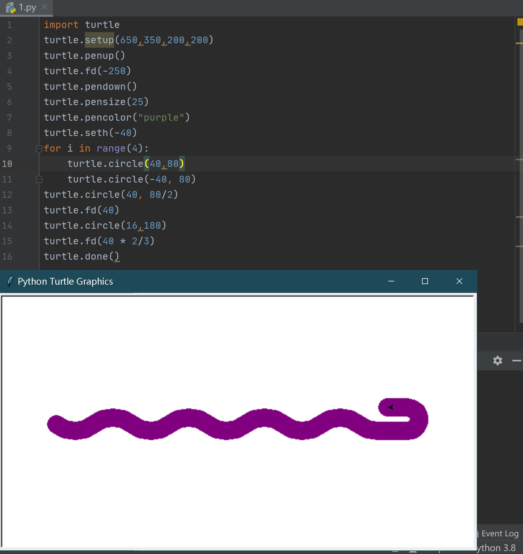 mooc嵩天python语言程序设计第2周python基本图形绘制