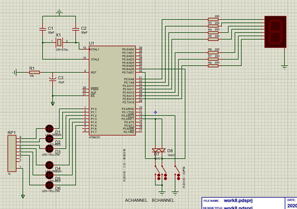 嵌入式编程 交通灯显示