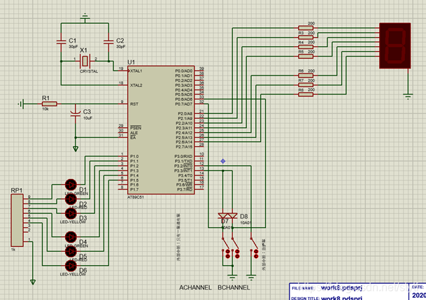 嵌入式编程 交通灯显示
