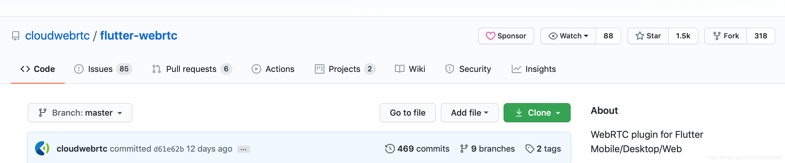 Flutter + WebRTC Demo 简介